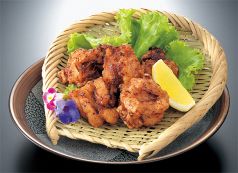 料理メニュー写真&nbsp;薩摩ハーブ悠然鶏モモ肉の唐揚げ（にんにく醤油風味）