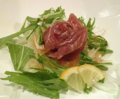 料理メニュー写真&nbsp;鰹（カツオ）の柚子こしょうカルパッチョ