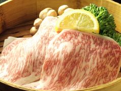 料理メニュー写真&nbsp;広島和牛のしゃぶしゃぶ風スープ仕立て