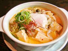 料理メニュー写真&nbsp;旨辛！韓国風スンドゥヴ雑炊