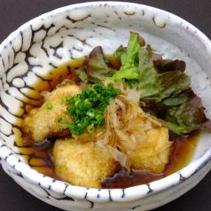料理メニュー写真 クリームチーズ豆腐のあげ出し