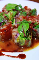 料理メニュー写真 うなぎの蒲焼とアボカドの生春巻き