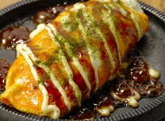 料理メニュー写真&nbsp;半熟玉子のソースオムそば飯
