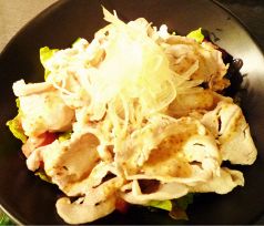 料理メニュー写真 阿波ポークの冷しゃぶサラダ