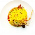 料理メニュー写真&nbsp;【魚料理】ズッパ ディ ペッシェ魚介のスープ仕立て タリオリーニのフリット添え