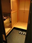 本格的な和室もあります。履物を脱いで…