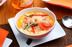 料理メニュー写真&nbsp;小海老と４種の野菜のスパイシーココナッツミルクシチュー