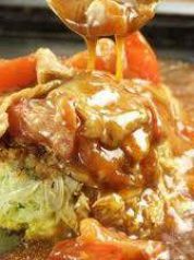 料理メニュー写真&nbsp;オリジナルトマトのお好み焼き
