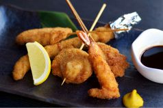 料理メニュー写真&nbsp;手造り　串揚げ盛り合わせ