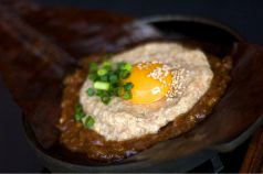料理メニュー写真&nbsp;生つくねの朴葉焼き