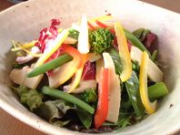 無農薬野菜を使った料理