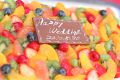 料理メニュー写真&nbsp;季節のフルーツいっぱい本格ウエディング生ケーキ