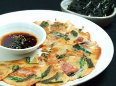 料理メニュー写真&nbsp;チヂミ &nbsp;&nbsp;&nbsp;&nbsp;(韓国海苔付き)