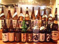 種類豊富な地酒と焼酎