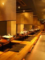 掘りごたつ席は50名様OK!