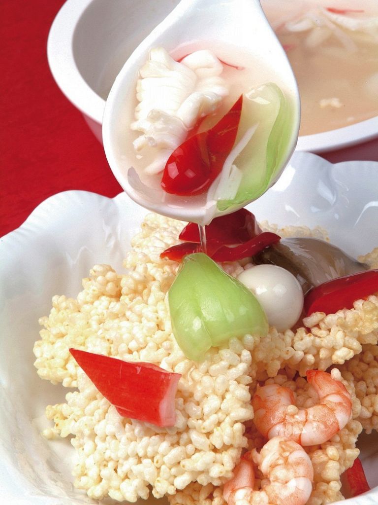 大人気!海鮮おこげ980円