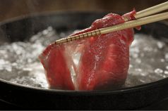 料理メニュー写真 ○○○産黒毛牝和牛シャブシャブ