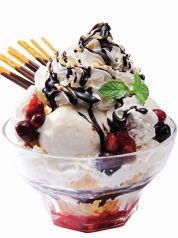 料理メニュー写真&nbsp;パフェレスト(花火をトッピング)