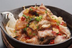 料理メニュー写真 特女(とくめん)薩摩地鶏の辛味噌焼き