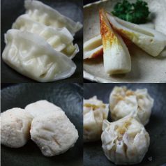 料理メニュー写真 もちもち水餃子/いわしのつみれ/黒豚焼売