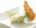 料理メニュー写真&nbsp;グリーンティーチーズケーキ
