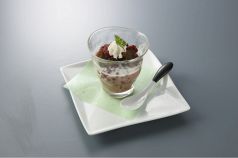 料理メニュー写真 わらびもちぜんざい