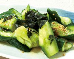 料理メニュー写真&nbsp;【選べる】ザクッときゅうり【塩or梅味】