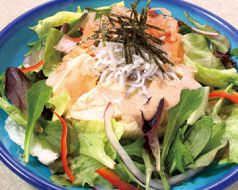 料理メニュー写真&nbsp;釜揚げしらすと吟豆冨サラダ【選べるドレッシング】