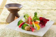 新鮮野菜のバーニャカウダ