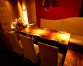 対面式ソファー席歓送迎会、接待