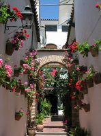 スペインのパティオ風景