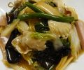 料理メニュー写真&nbsp;豚肉と高菜の汁そば/五目焼きそば/豚肉細切り焼きそば