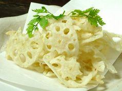 料理メニュー写真&nbsp;れんこんチップス