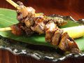 料理メニュー写真&nbsp;森林鶏の白レバー串焼き　
