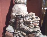 まずは獅子がお出迎えいたします。