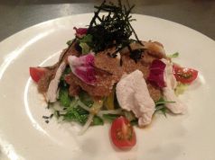 料理メニュー写真&nbsp;はかた地どり　ムネ身の白ゴマサラダ