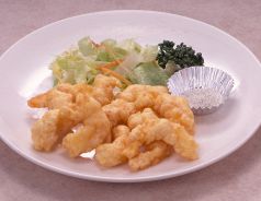 料理メニュー写真 芝エビの天ぷら