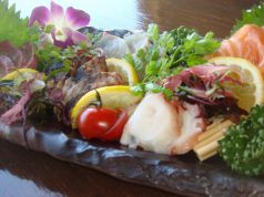 料理メニュー写真 刺身の3種盛り合せ