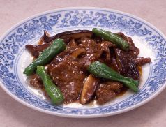 料理メニュー写真 牛肉のオイスターソース炒め