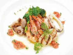料理メニュー写真 海の恵みのグリル~旬の野菜添え~