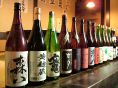 お酒の種類も充実!!銘柄も独自のルートで!!