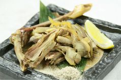 料理メニュー写真 蒸し鶏 塩胡椒添え