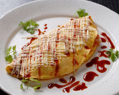料理メニュー写真&nbsp;地鶏の親子オムレツ