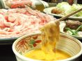 [六白コース]何もつけず⇒お塩⇒溶き卵で