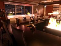 夜景の見渡せる店内！