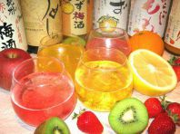 果実酒、梅酒もいっぱい☆