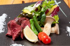 料理メニュー写真&nbsp;鹿児島黒毛和牛サガリの網焼き