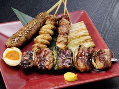 料理メニュー写真&nbsp;串焼き盛り合わせ（5本盛り）