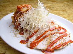 料理メニュー写真 蒸し豚とキムチ