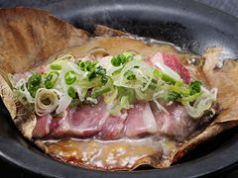 料理メニュー写真&nbsp;黒毛和牛カルビの朴葉みそ焼き